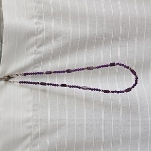 Silpada amethyst bead necklace